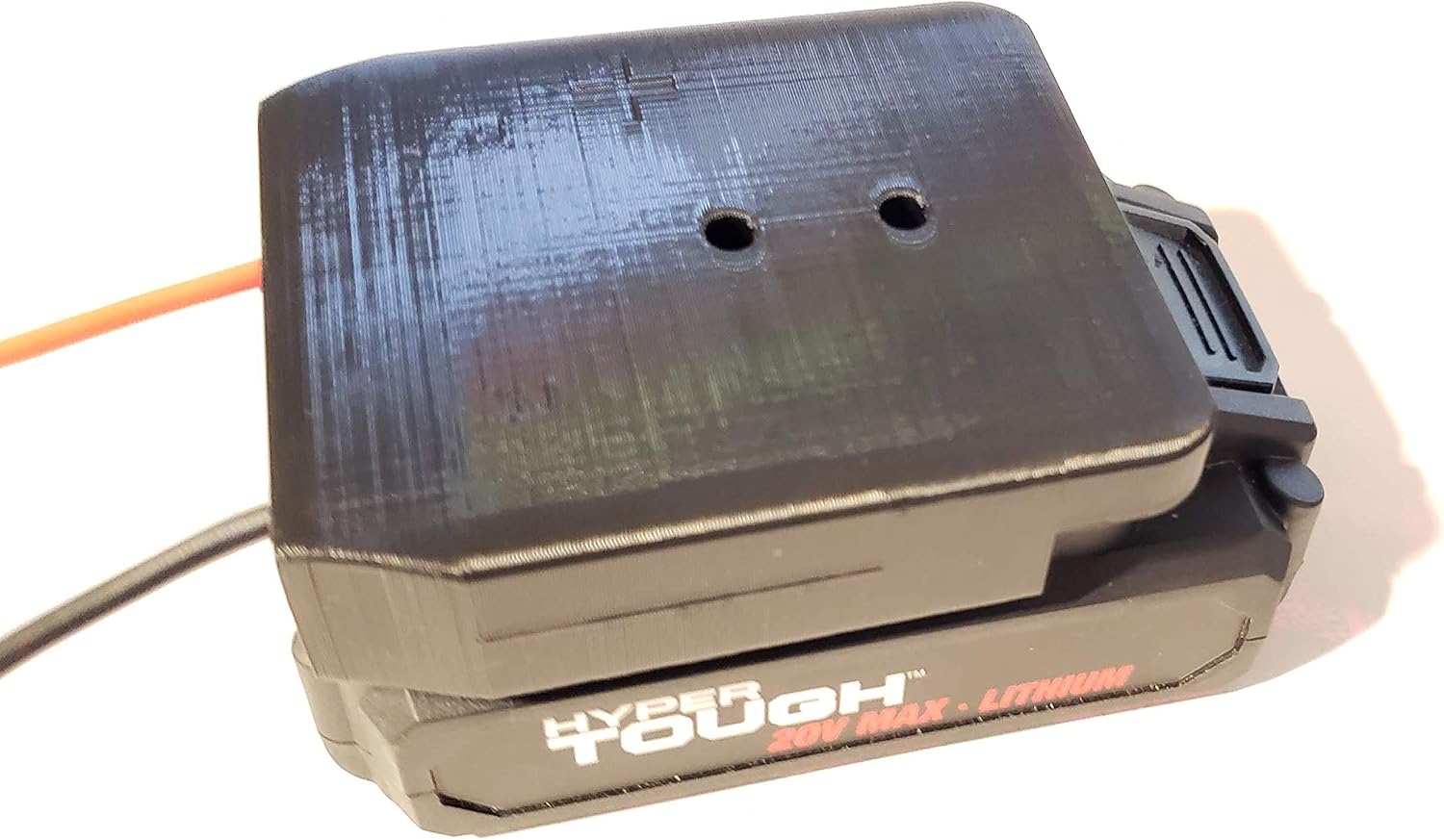 HyperTough Adapter for 20v Max Li-Ion Battery to DIY Connection Output Adapter for Electronic Projects or Robotics