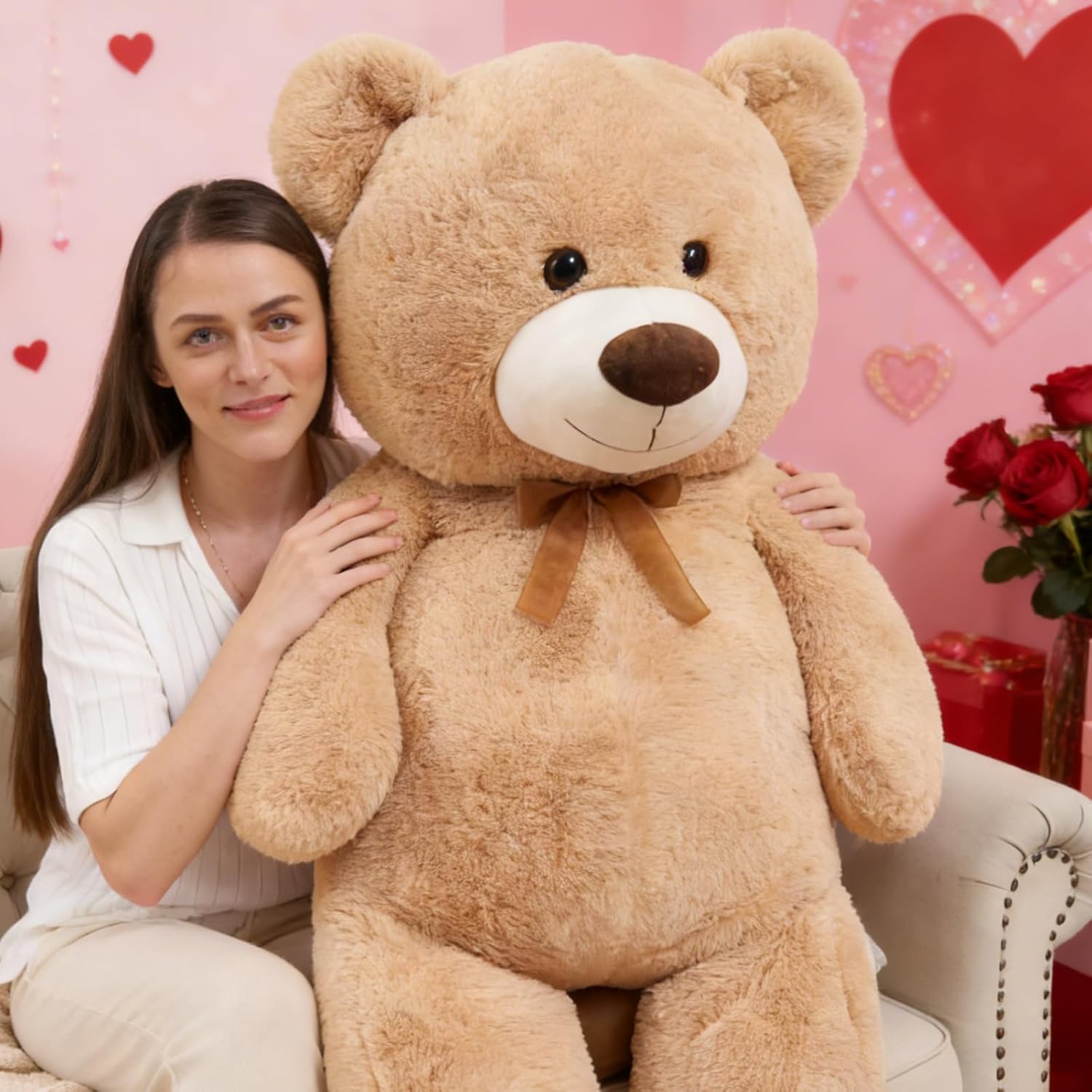 Toys Studio 47 Inch Big Teddy Bear Giant Stuffed Animal for Girls