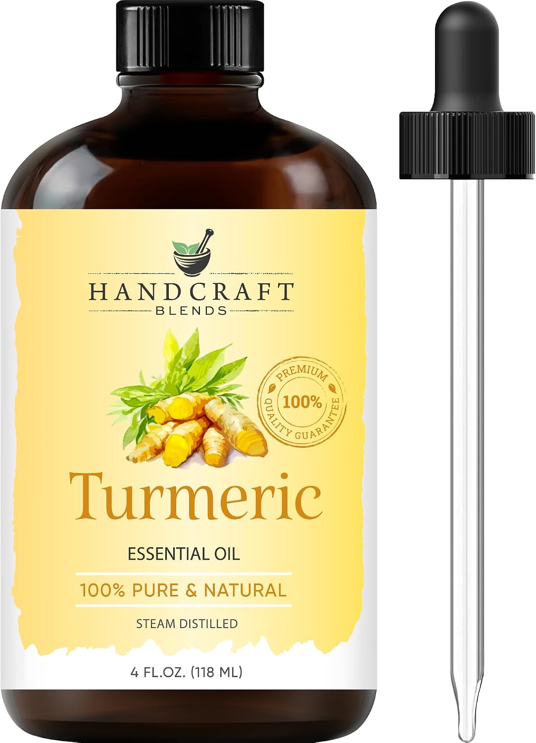 Handcraft Blends Peppermint Essential Oil – Huge 4 Fl Oz – 100% Pure and Natural – Premium Grade Essential Oil for Diffuser and Aromatherapy, Skin, Massage, Candle and Soap Making Fragrance