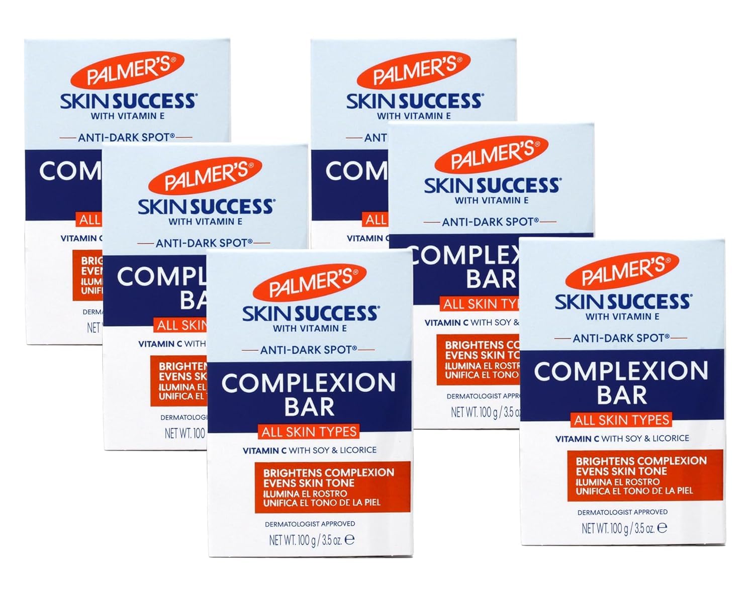 Palmers Skin Success Soap Eventone Complexion Bar 3.5oz (Value Pack of 6)