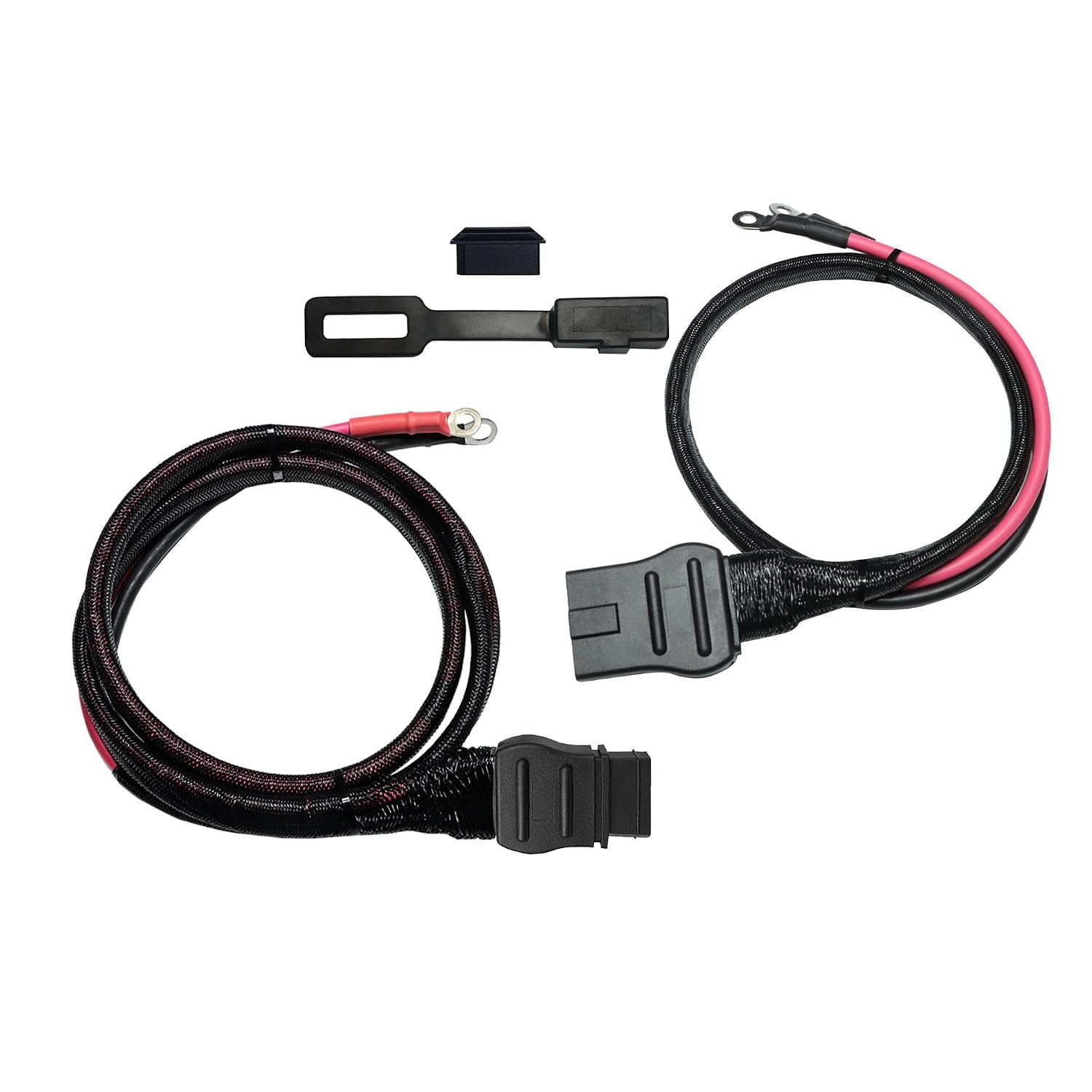 21294 61169 2 PIN Battery Cable Plow and Truck Side Fits for Western Fisher Snow Plow Replace 8245 8274 with Dust Cover, Western Plow Cables