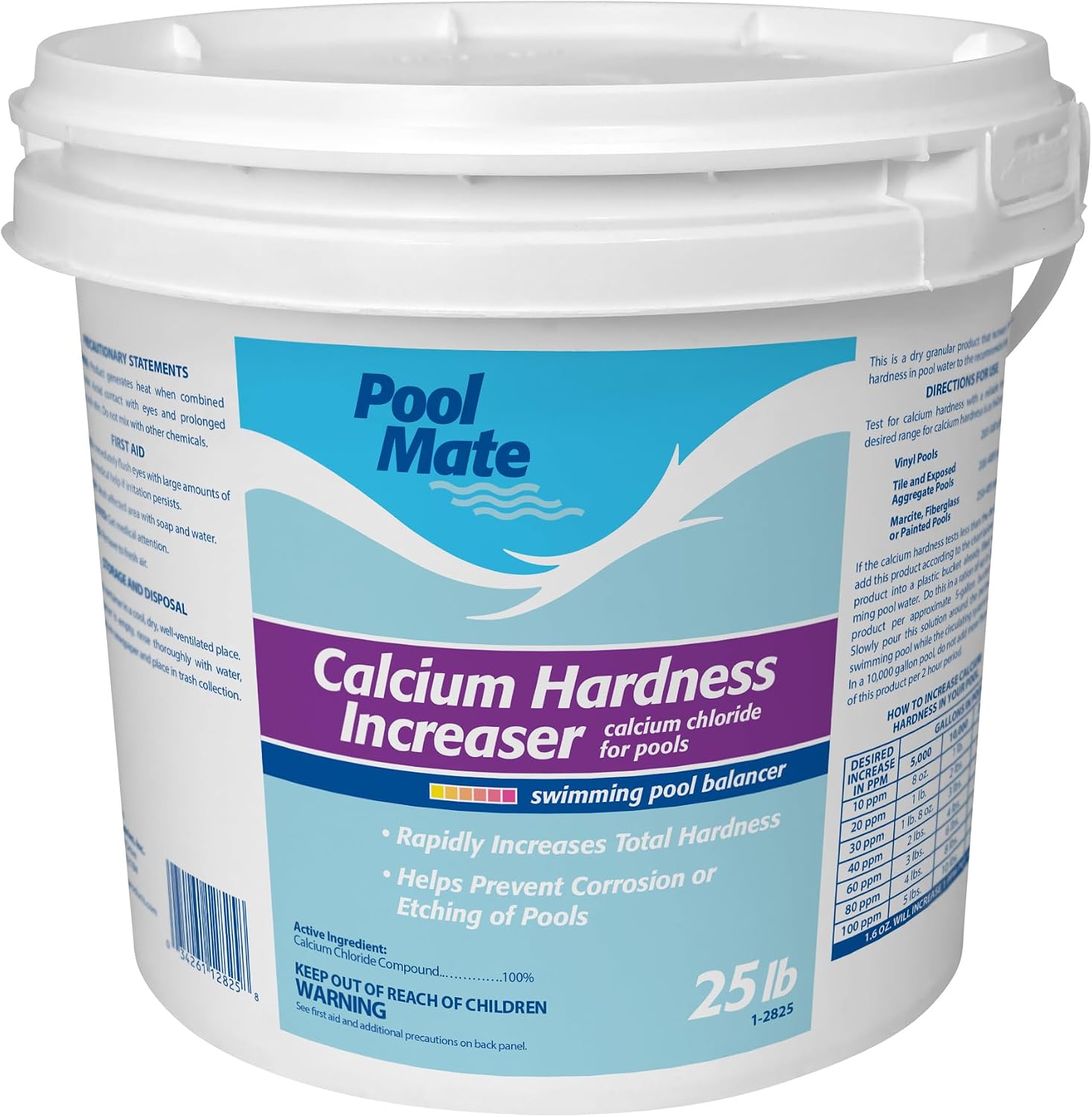 Pool Mate 8-Pounds Premium Calcium Hardness Increaser for Pools | Calcium Up, 100% Calcium Chloride, 8 ounces raises calcium hardness level 10 ppm per 5,000 gallons of water