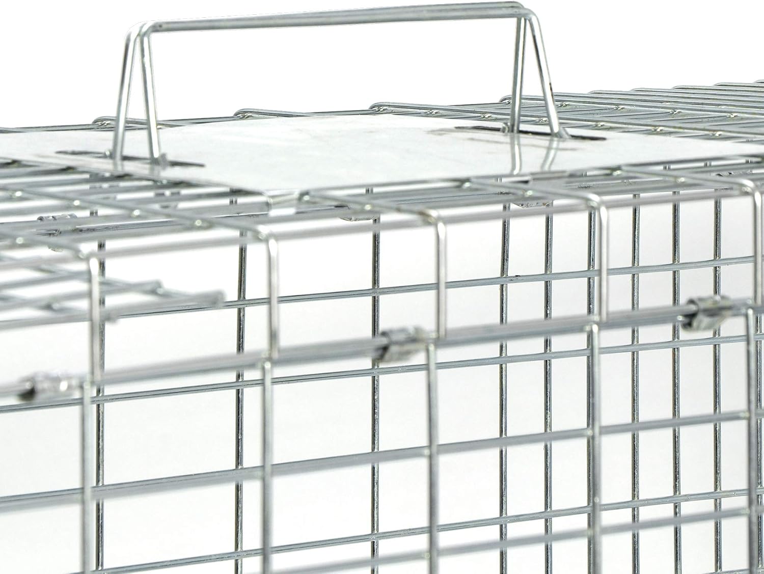 ANT MARCH 32'' Live Animal Cage Trap with Gloves Steel Humane Release