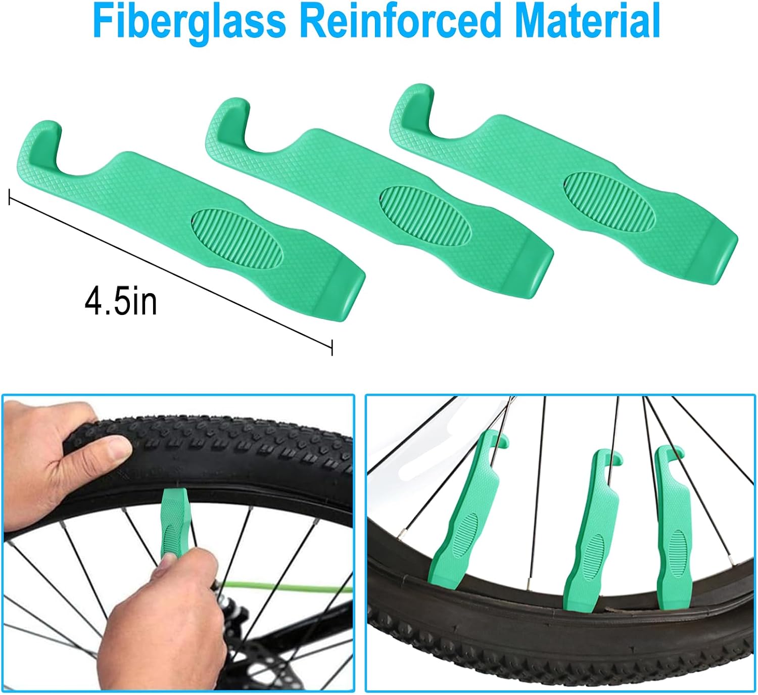 Chumxiny Bike Repair Kit Contains 16-in-1 Tool, 120Psi Mini Bicycle Pump, Tire Patch, Used for Mountain/Road Bike.