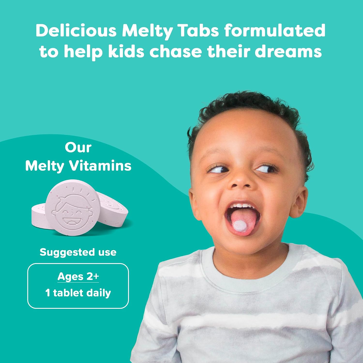 Renzo's Invincible Kids Vitamin C with Elderberry Vitamin C and Zinc, Dissolvable Kids Vitamins for Immune Support, Sugar-Free Melty Tabs