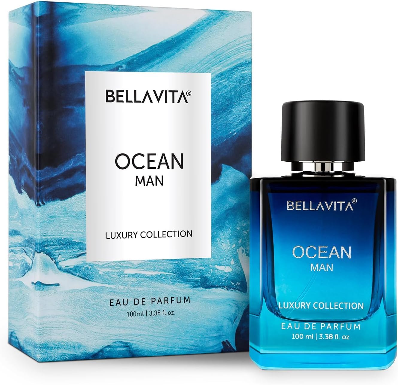 Bellavita Luxury CEO MAN Eau de Parfum | 100 ml (3.4 fl.oz.) | Perfume for Men | Mandarin, Lemon, Lavender