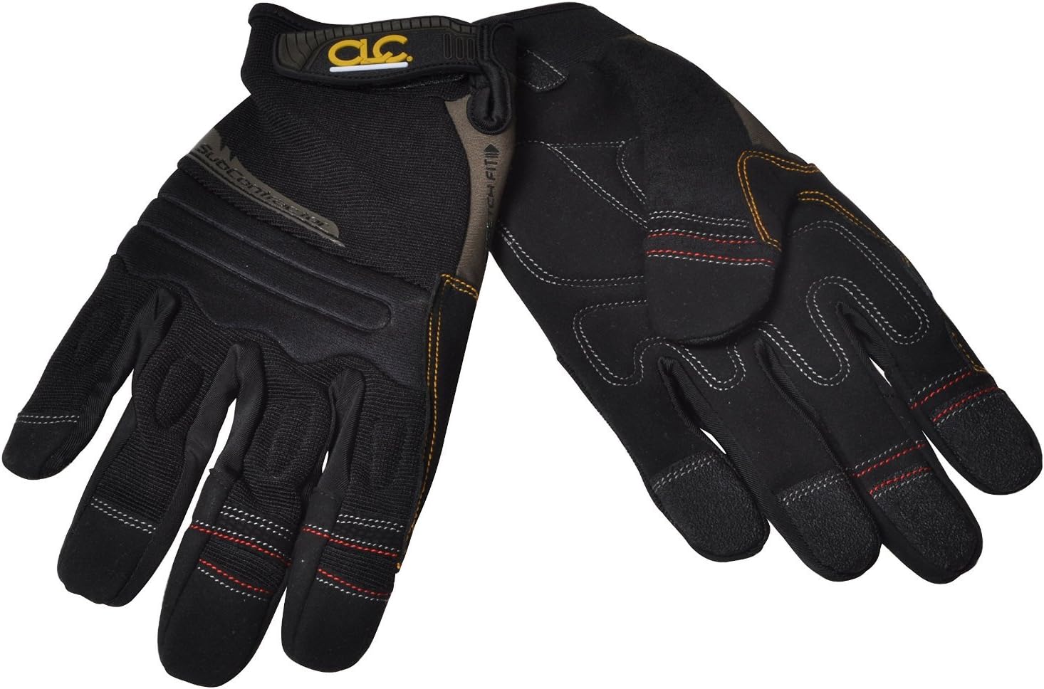 Custom Leathercraft130M Subcontractor Flex Grip Work Gloves, Medium