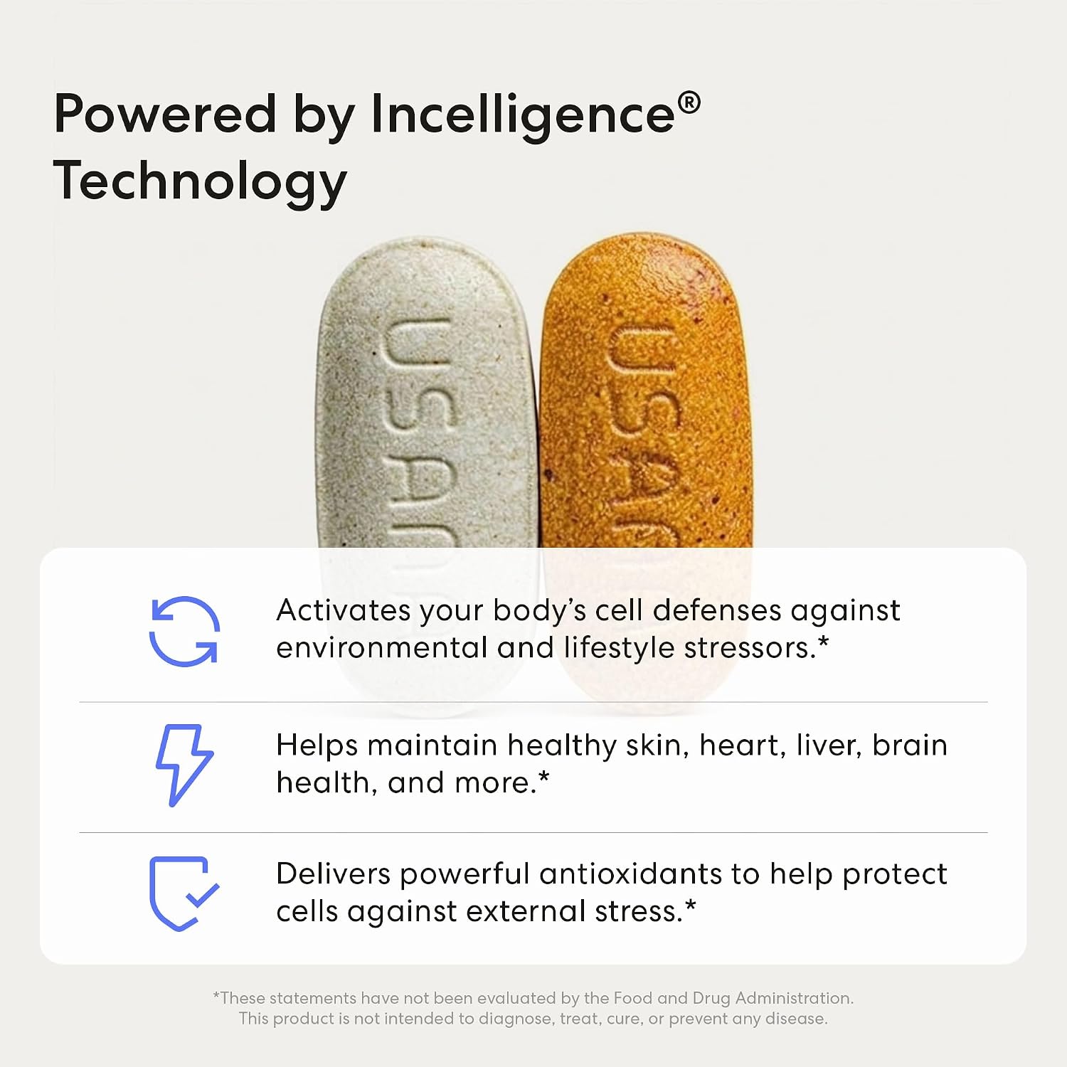 USANA - CellSentials Core Minerals with InCelligence - 112 Tablets | InCelligence Complex with CellSentials, Vitamins, Minerals, Botanicals