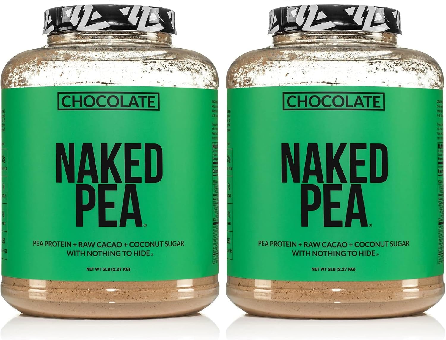 NAKED Pea - 5LB 100% Pea Protein Powder from North American Farms - Unflavored Vegan Pea Protein Isolate - NSF Certified, Plant Protein Powder, Easy to Digest - 76 Servings