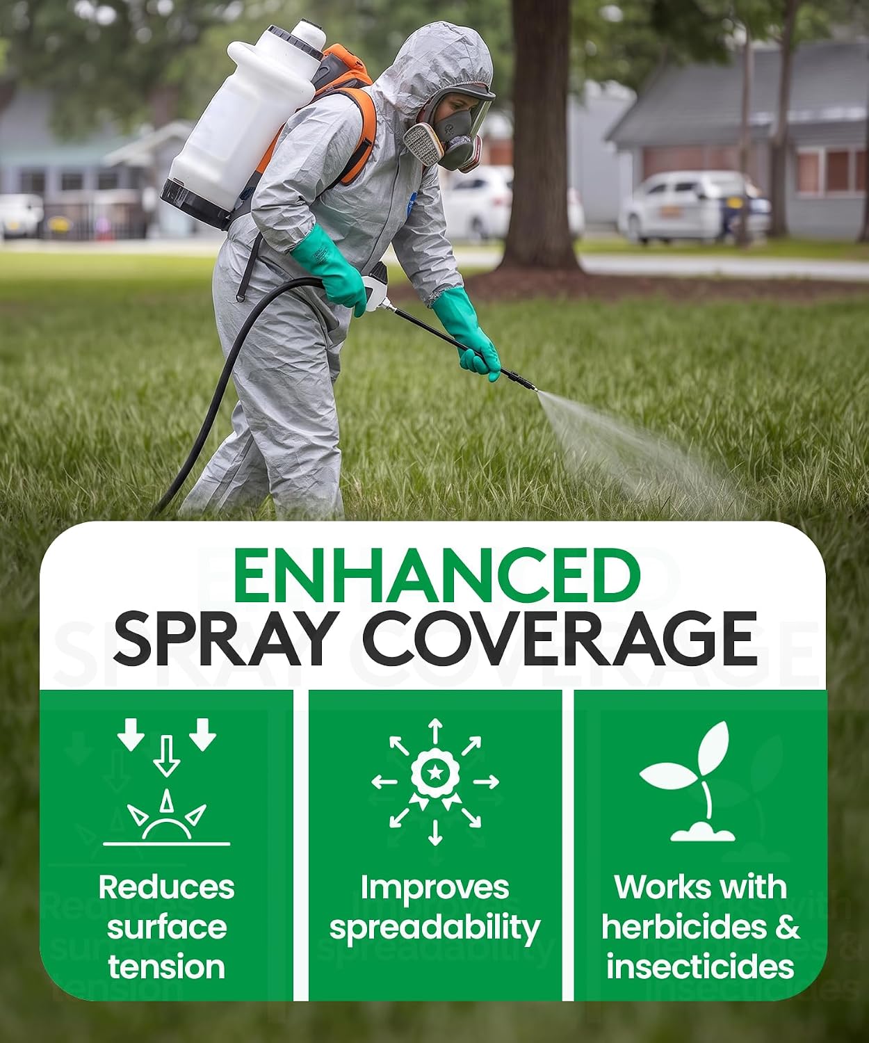 ALLIGARE 90 Nonionic Surfactant for Enhanced Spray Coverage - Low-Foam Wetting Agent for Herbicides & Insecticides- Versatile Use in Agriculture, Forestry & Aquatic Applications -2.5 Gallons
