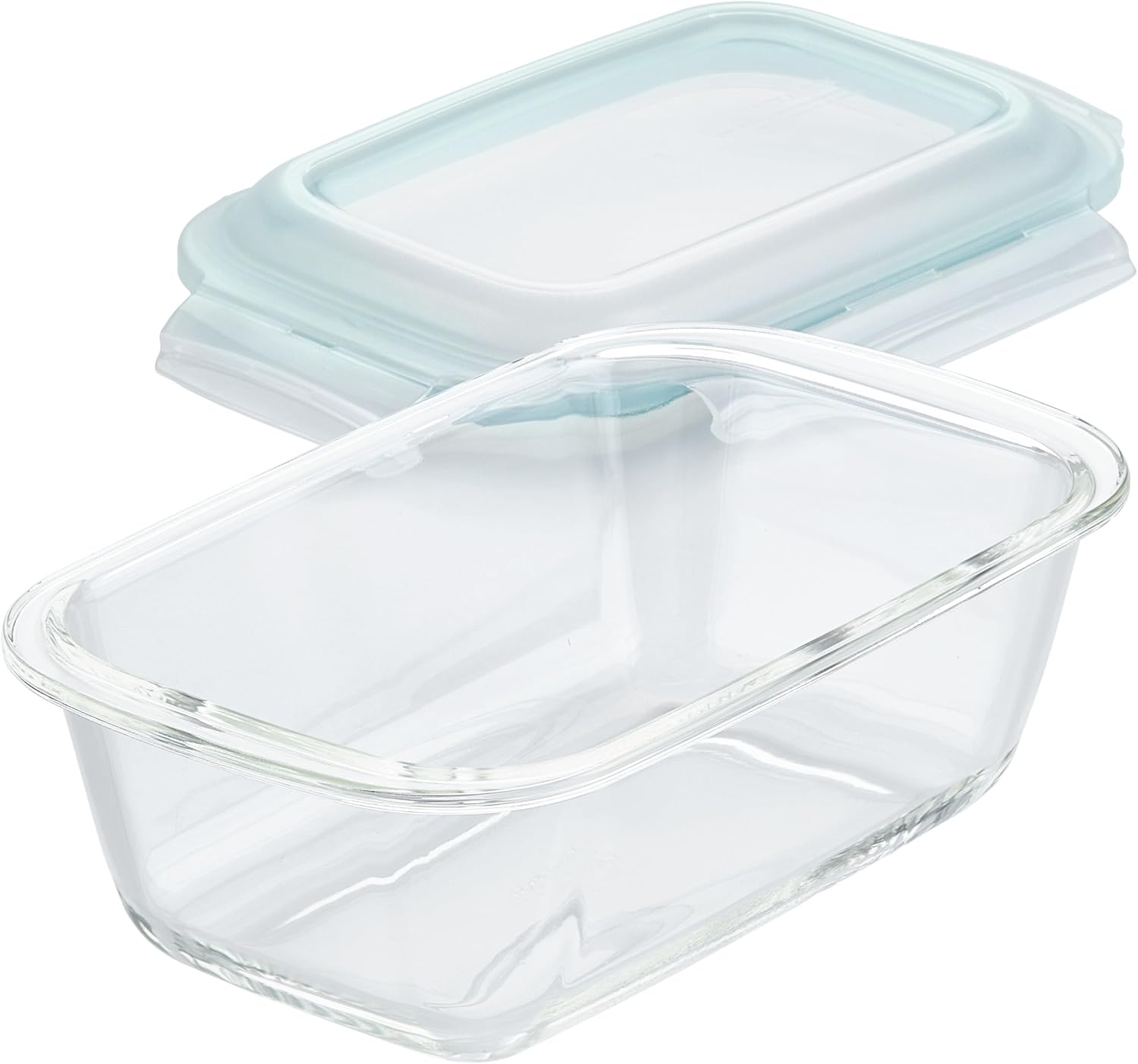 LOCK & LOCK LocknLock Purely Better Glass Round Pie Baking Dish/Food Storage Container with Lid, 9.5 Inch, Clear