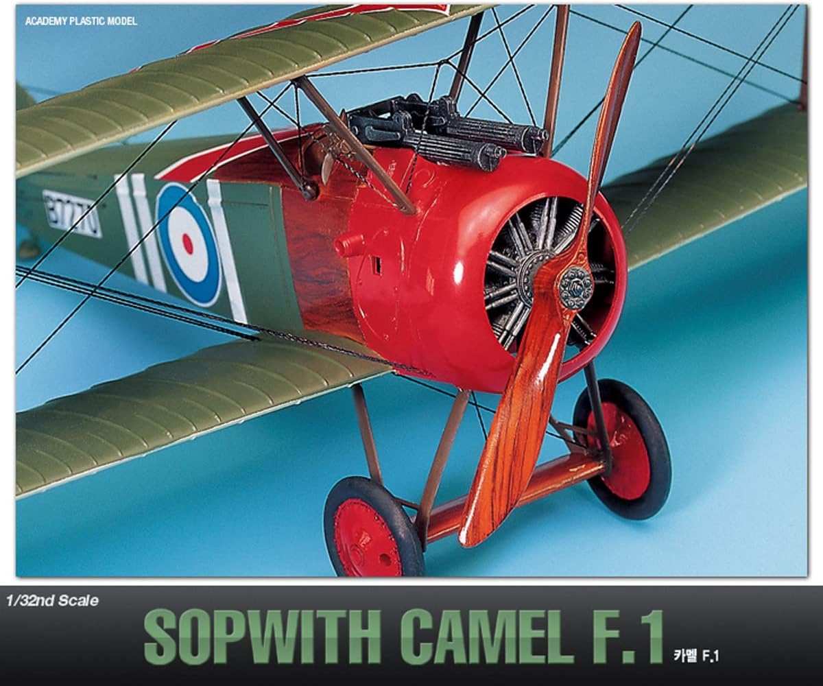 Academy Military Plastic Model Kit 1/32 Scale Sopwith Camel F.1 12109 NIB /ITEM#G839GJ UY-W8EHF3163451