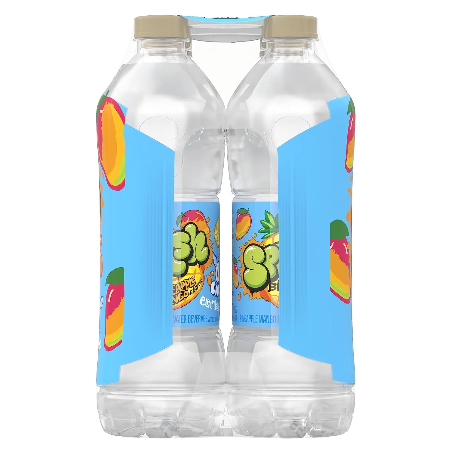 SPLASH REFRESHER Flavored Water Bottles, Lemon - 6 Pack | Refreshing Flavored Bottled Water with Electrolytes - Zero Sugar & Zero Calories - 16.9 Fl Oz