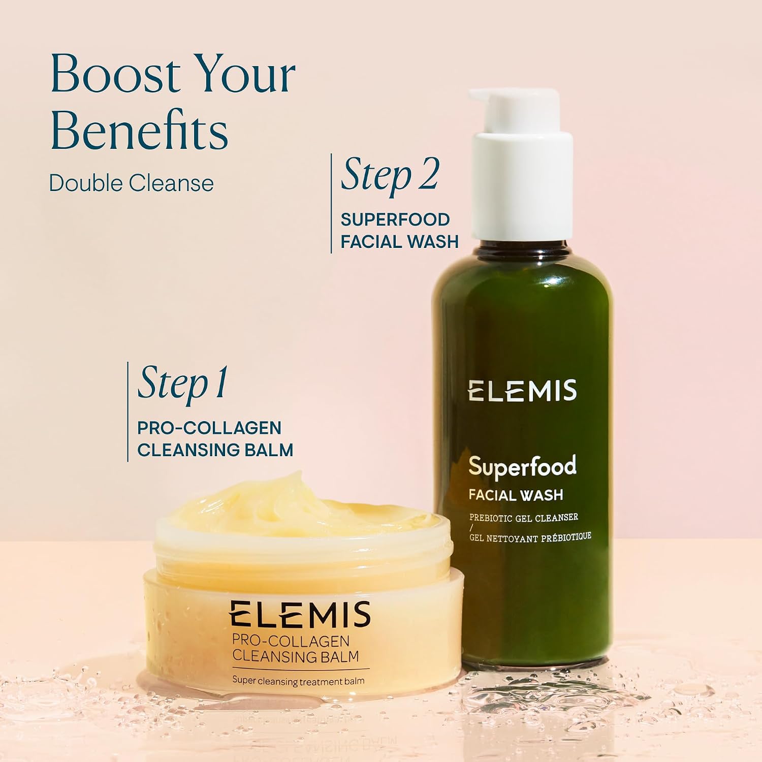 ELEMIS Superfood Facial Wash | Revitalizing Daily Prebiotic Gel Wash Gently Cleanses, Nourishes, and Balances Skin for a Fresh, Glowing Complexion