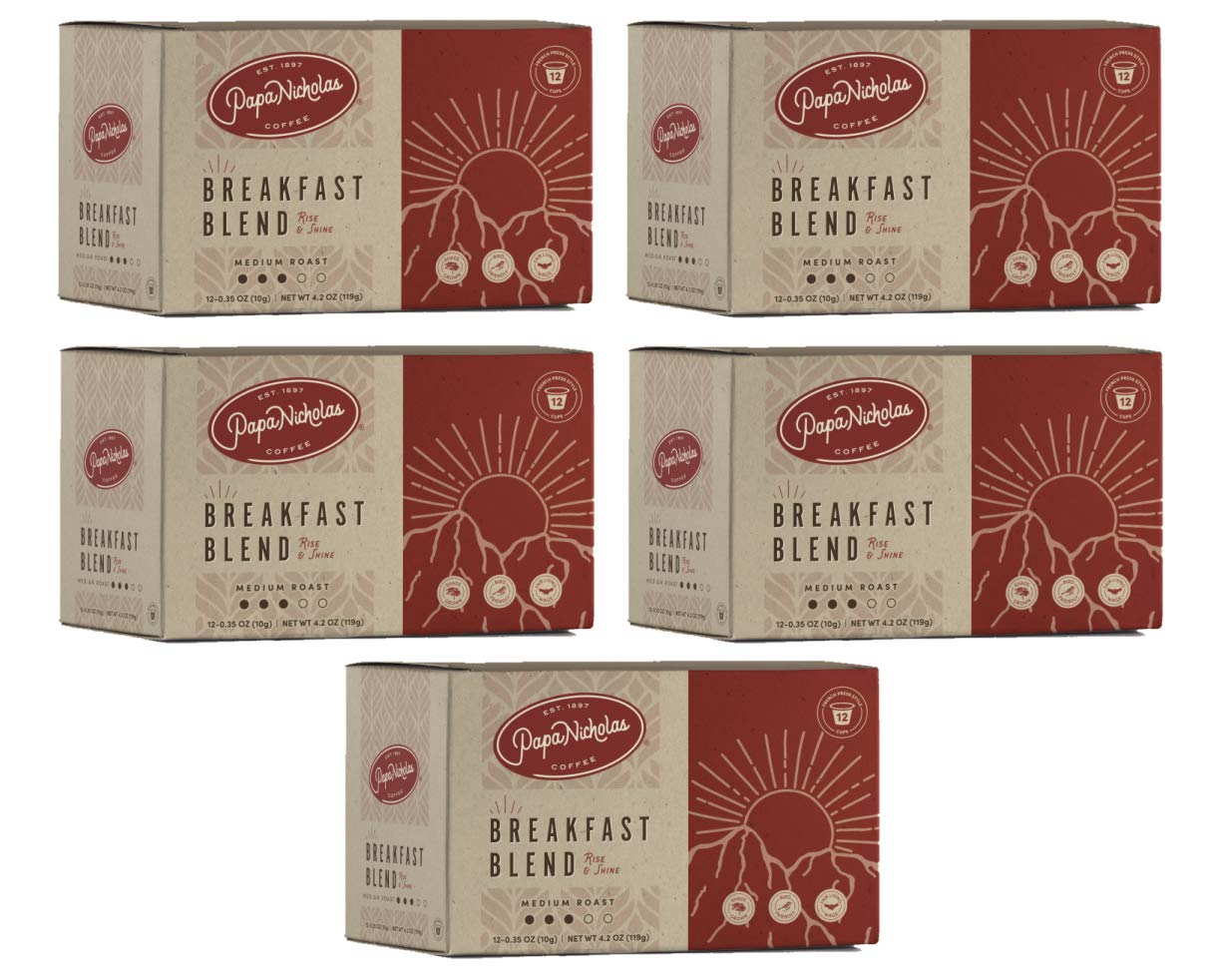 Papanicholas Coffee Single Serve Coffee Cups, Fits Keurig K Cup Brewers, Coffee Pods Hawaiian Islands Blend,12 Ounce
