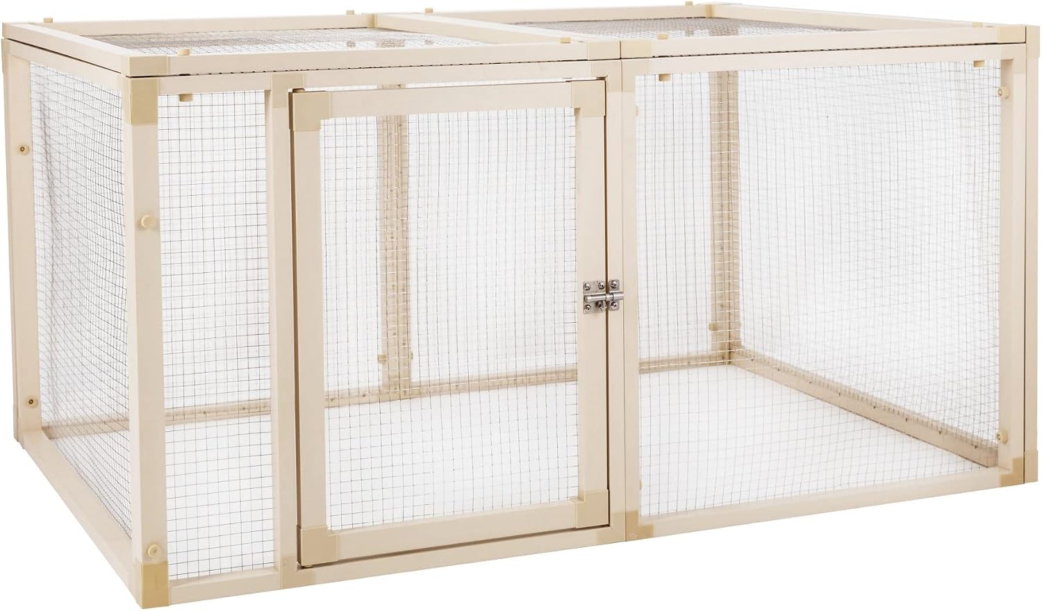 New Age Pet ECOFLEX Fontana Chicken Coop, Urban Barn for 2 to 3 Chickens, Easy Assembly, Eco Friendly & Durable, Tan