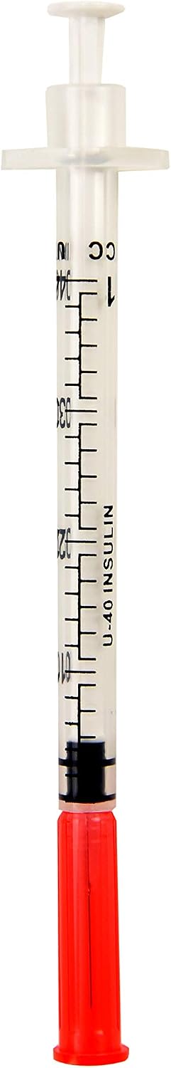 Brandzig U-40 Pet Insulin Syringes 29G 1cc 1/2" 100-Pack