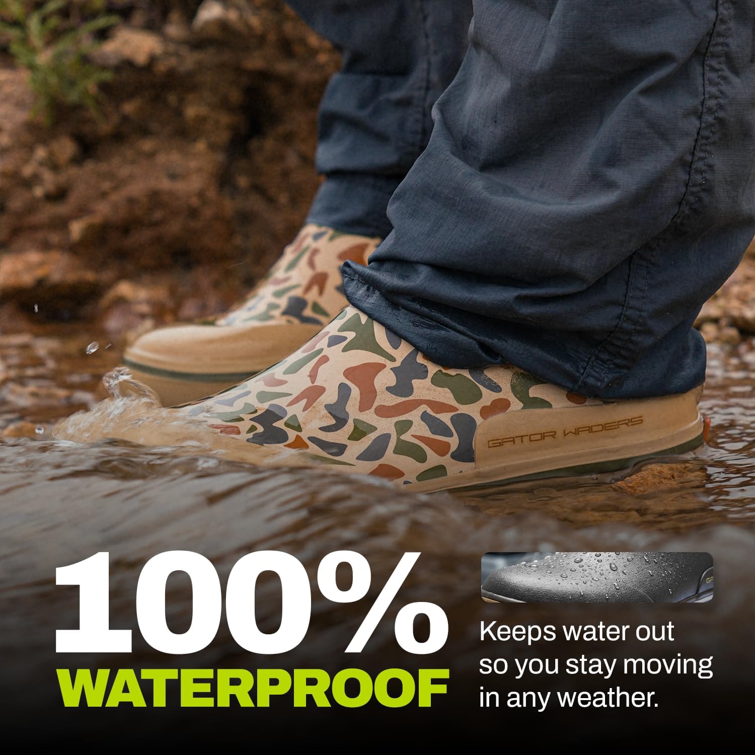 Gator Waders Mens Camp Boots