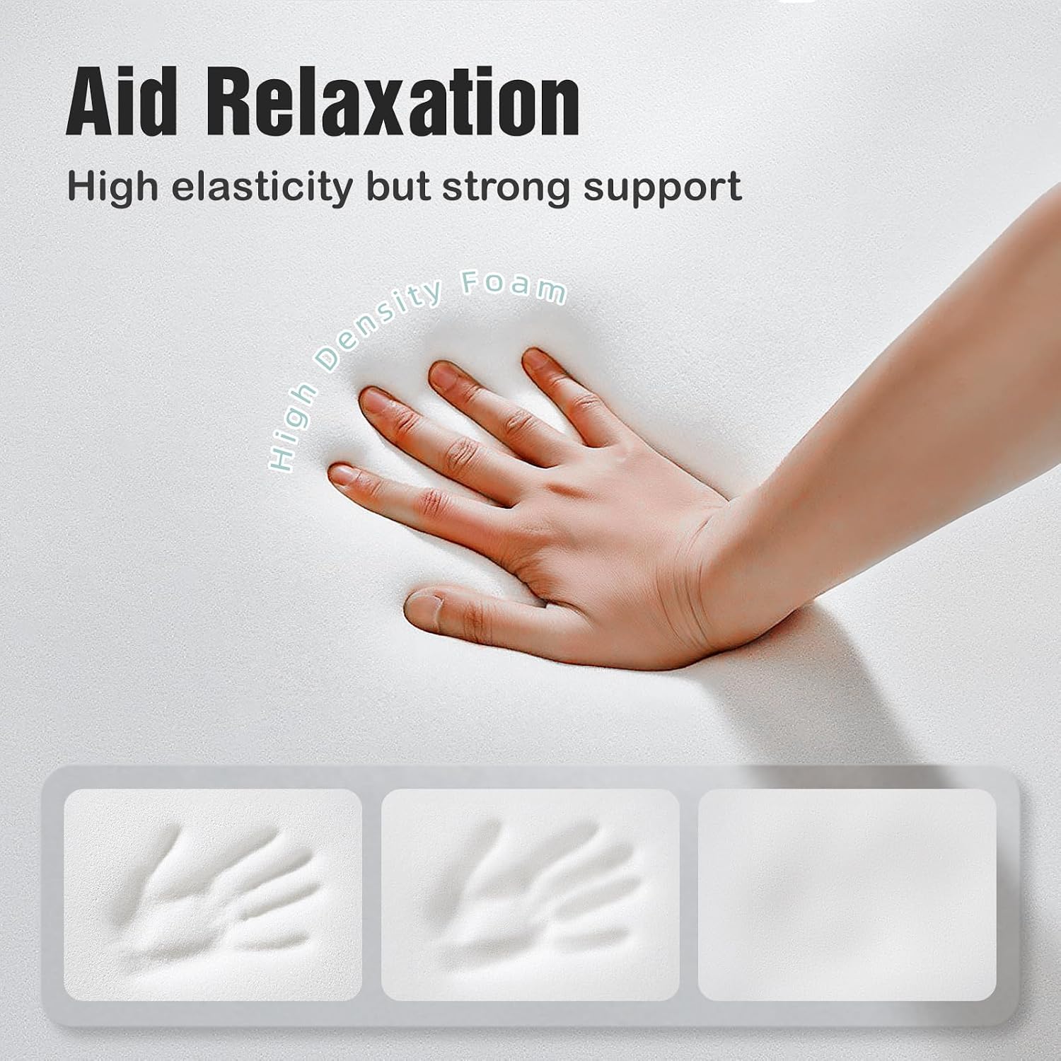 LightEase Memory Foam Leg, Knee, Ankle Foot Support and Elevation Pillow for Surgery Recovery