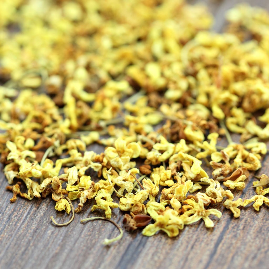GOARTEA 50g / 1.76oz Natural Sweet Osmanthus Flower Tea Fragrant Osmanthus Flower Herbal Dried Buds