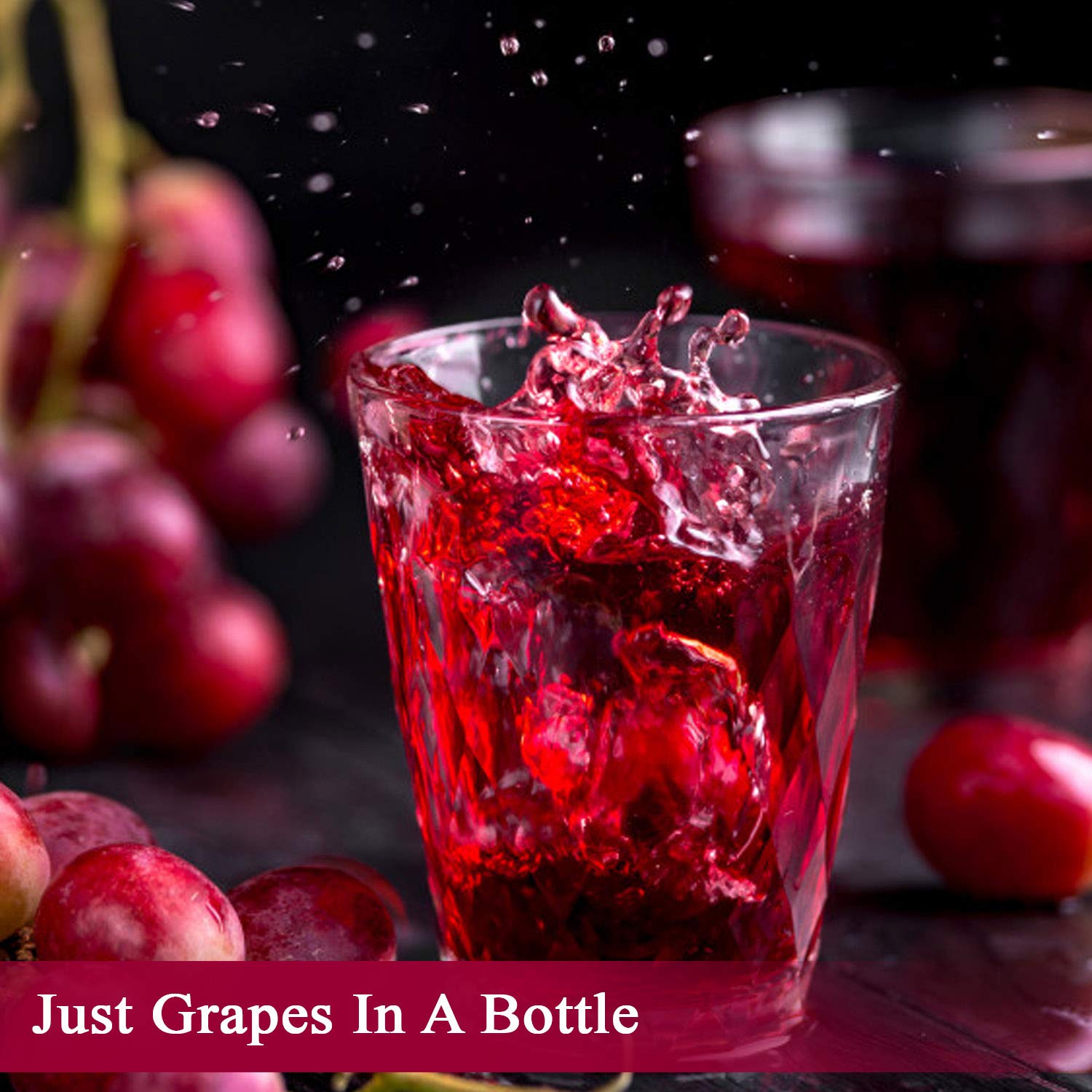 De La Rosa Organic Austrian Kosher Red Grape Juice (25.4 oz - 2pack)