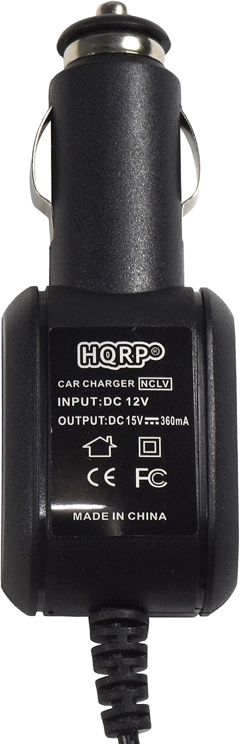 HQRP Car Charger DC Adapter Power Cord Compatible with Philips Norelco RQ1160, RQ1160CC, RQ1150, HQ560, HQ568, HQ586, HQ9171, HQ9190, PT730, PT860