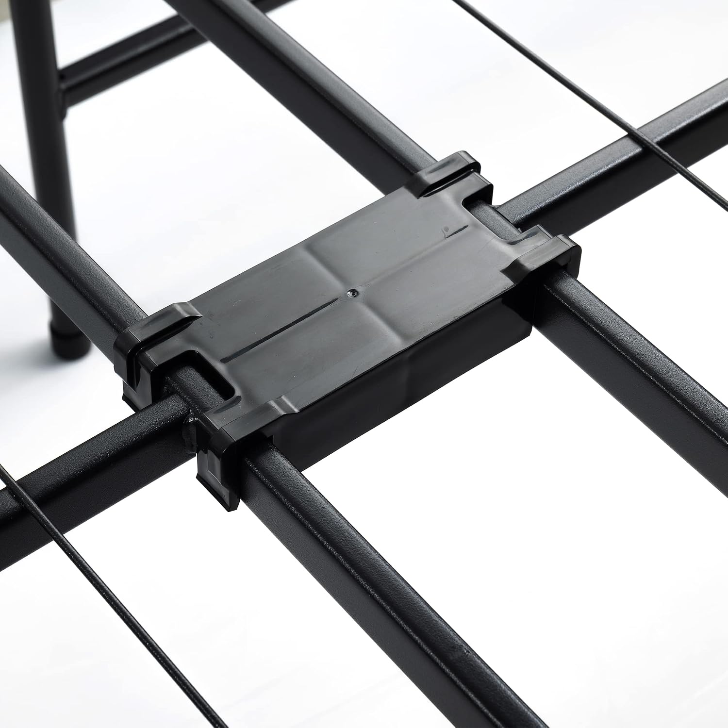 Zinus SmartBase Tool-Free Assembly Mattress Foundation, 14 Inch Metal Platform Bed Frame, No Box Spring Needed, Sturdy Steel Frame, Underbed Storage, Black, Queen