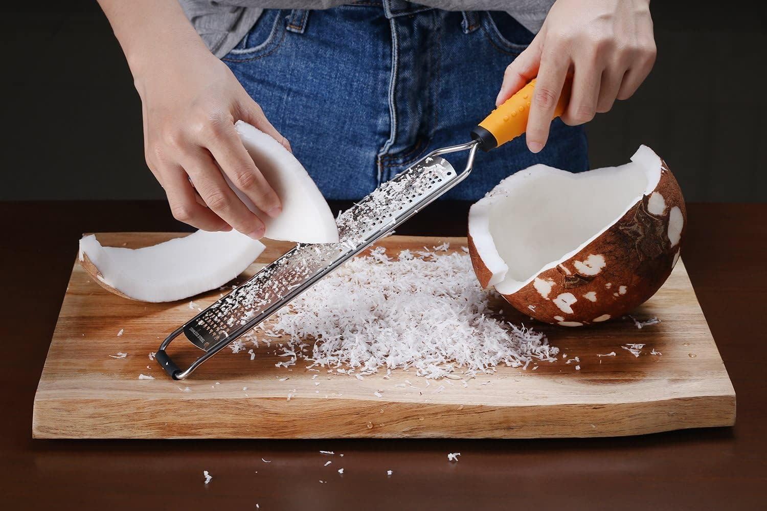 Deiss PRO Citrus Lemon Zester & Cheese Grater — Parmesan Cheese, Lemon, Ginger, Garlic, Nutmeg, Chocolate, Vegetables