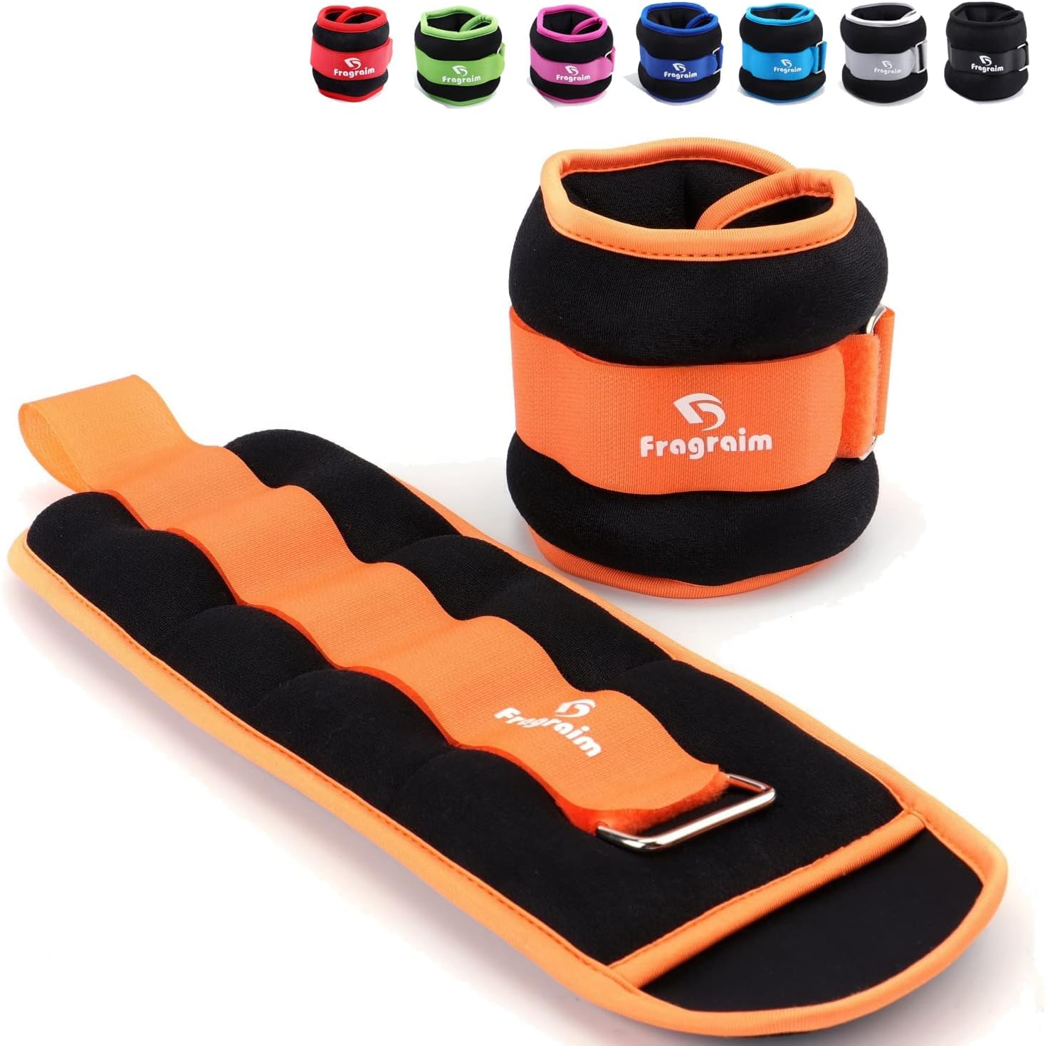 Ankle Weights for Women, Men and Kids - 1/2/3/4/6/8/10/12/15/20 LBS 1 Pair Strength Training Wrist/Leg/Arm Weight with Adjustable Strap for Jogging