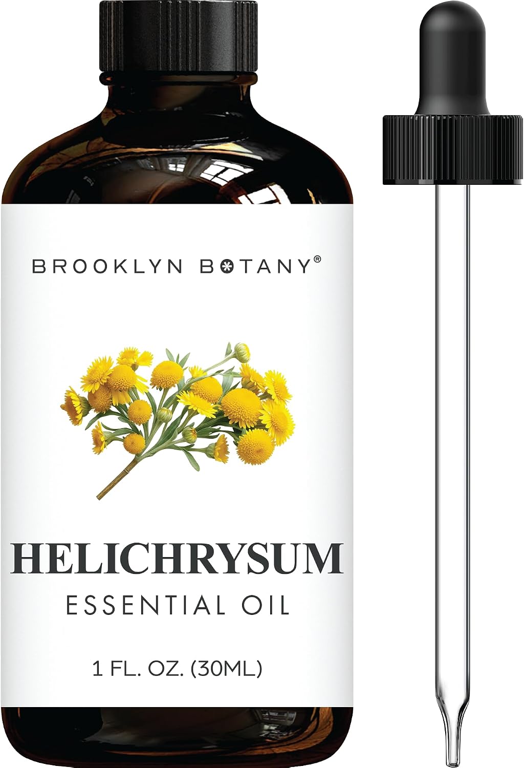 Brooklyn Botany Peppermint Essential Oil - Huge 4 Fl Oz - 100% Pure and Natural - Premium Grade with Dropper - for Aromatherapy and Diffuser