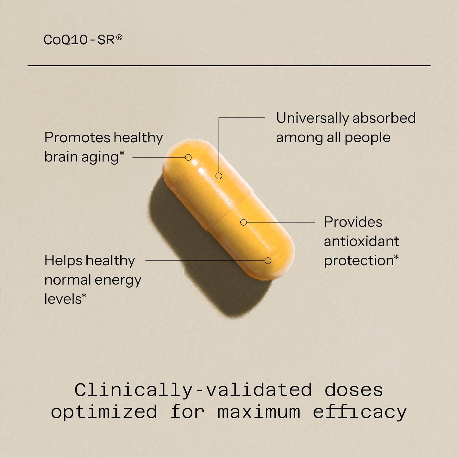 Quality of Life Powerful CoQ10 Sustained Released MicroActive Supplement for Enhanced Absorption, 100 mg of Per Capsule Supports Immune