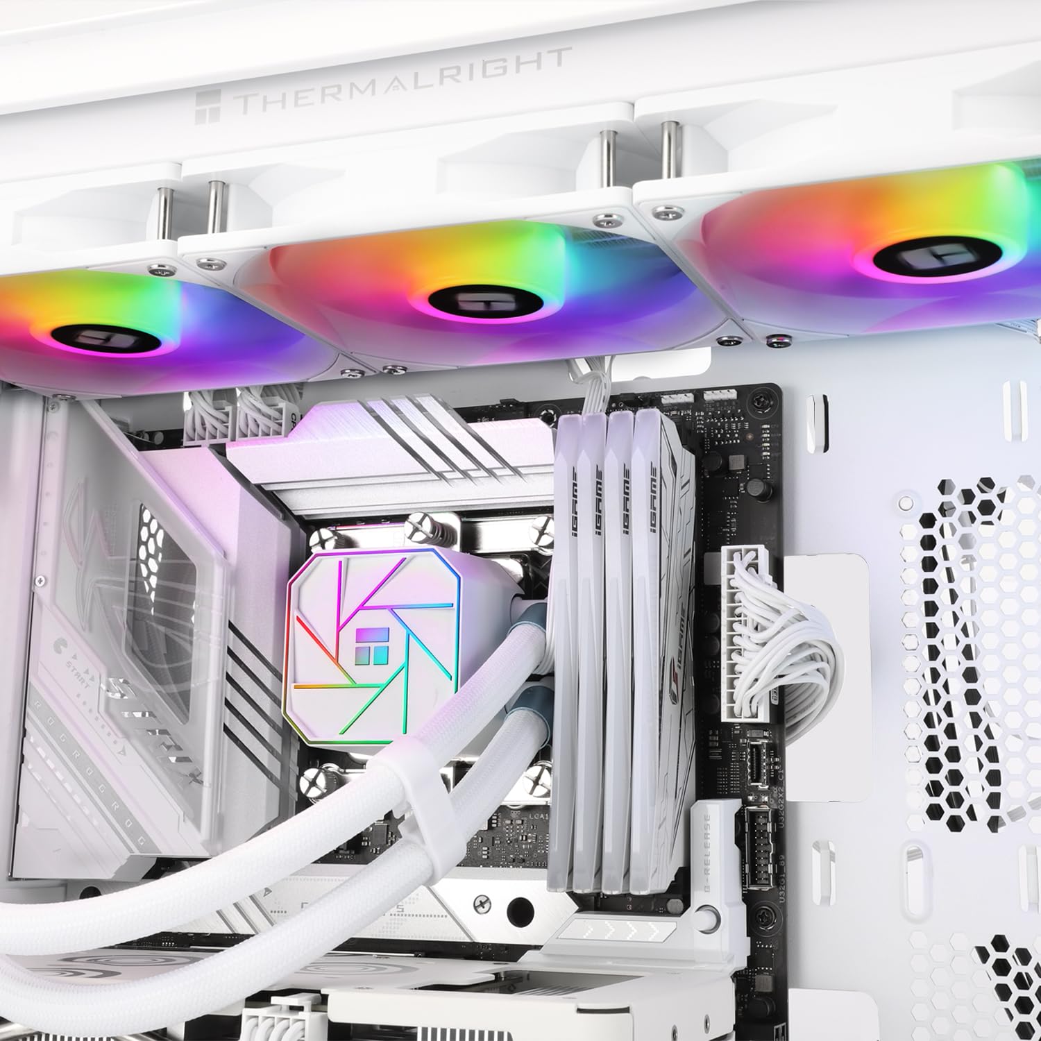 Thermalright Aqua Elite 360 ARGB Liquid CPU Cooler, 360 AIO Cooling Row Size, 3 x 120mm PWM Fans, Computer CPU Cooler,for AMD:AM4/AM5, Intel LGA1851/1150/1151/1200/1700