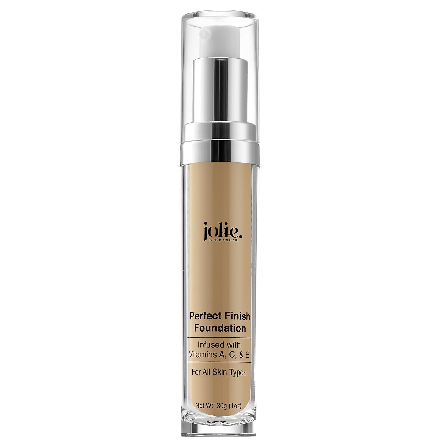 Jolie Perfect Finish Liquid Foundation Makeup SPF 15 Oil Free (MW4)