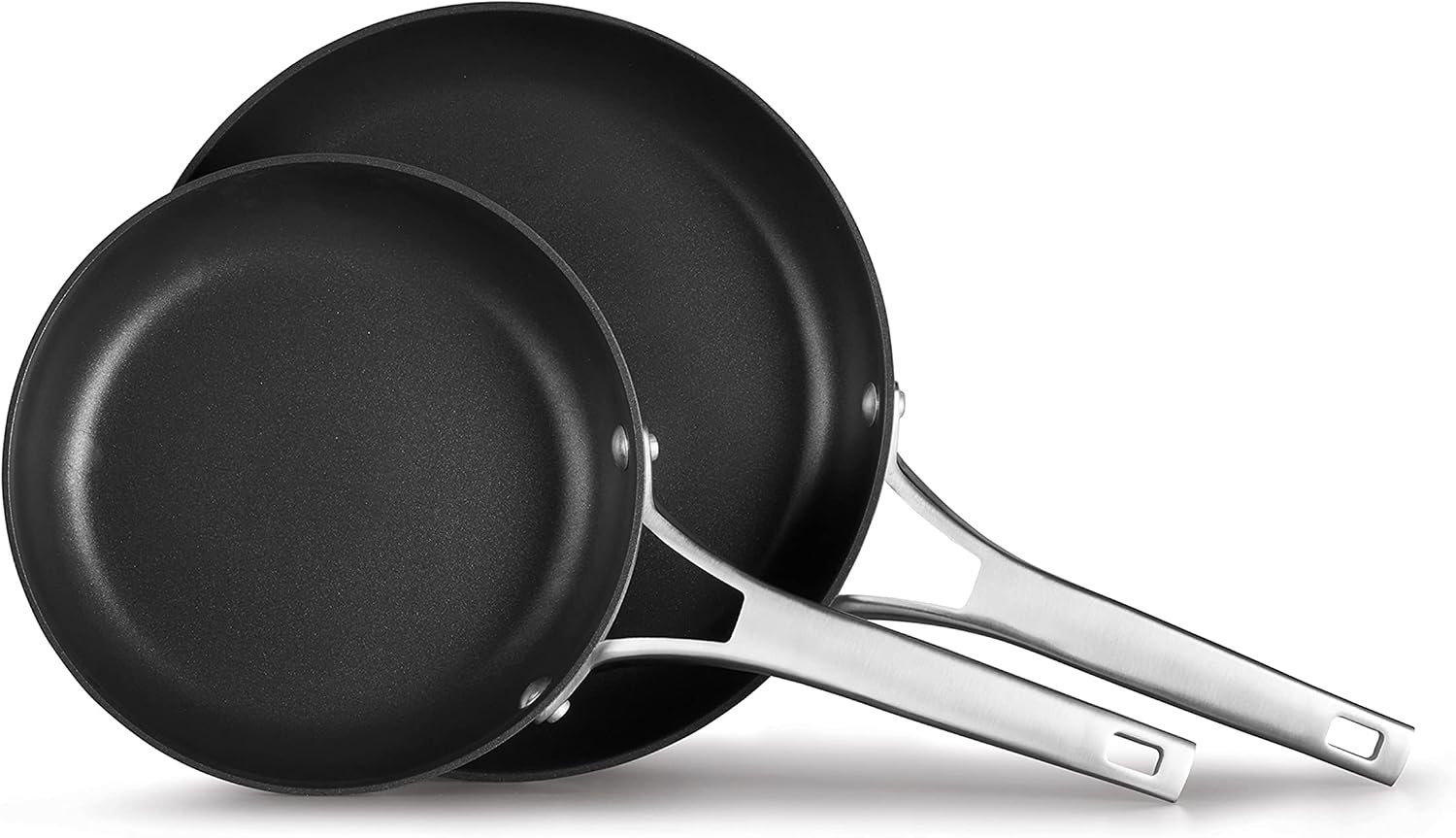 Calphalon Signature Hard-Anodized Nonstick Wok, 12", Flat-Bottom, Oven-Safe, PFOA-Free, Black