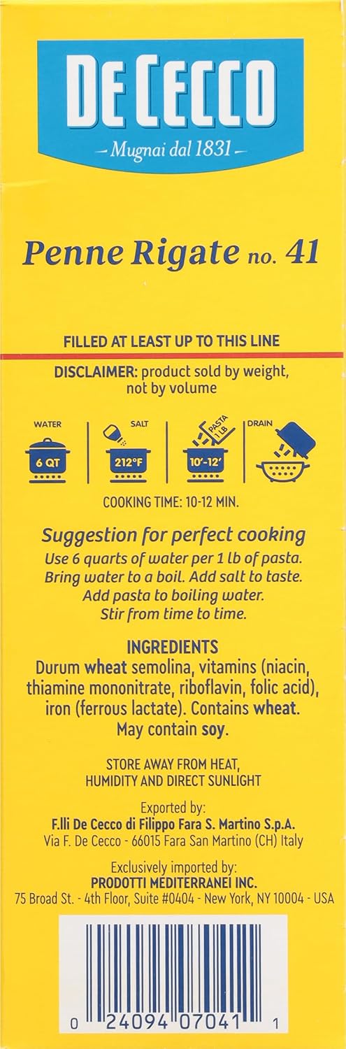 De Cecco Farfalle No. 93 Pasta, 16 Oz