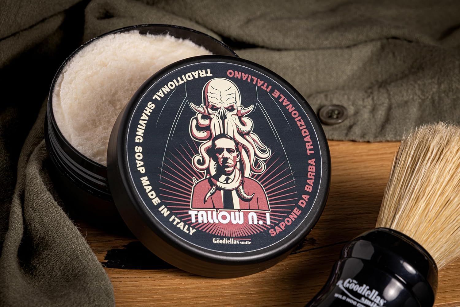Goodfellas' Smile Tallow No.1 Shaving Soap, Made in Italy