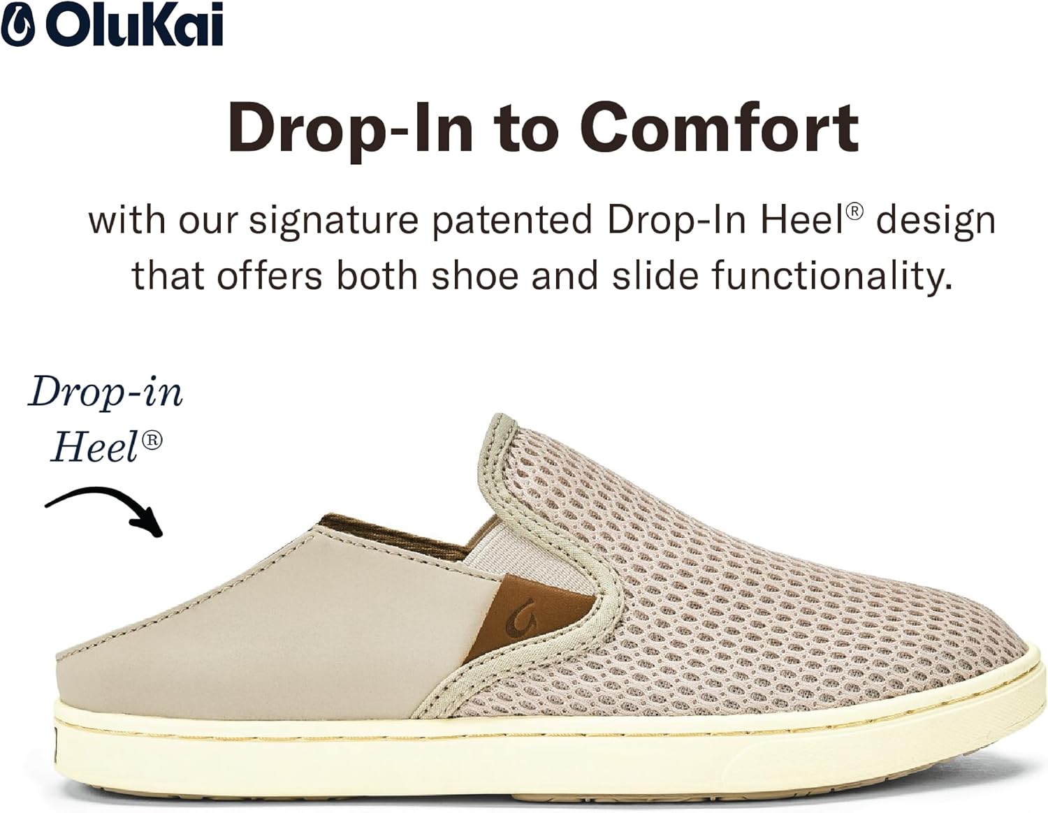 OluKai Pehuea Women's Slip On Sneakers, Casual Everyday Shoes