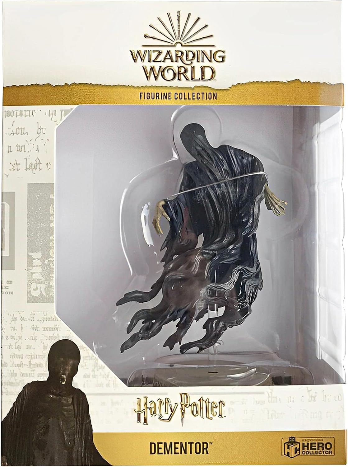 Eaglemoss WHPUK003 Harry Potter's Wizarding World Collection: #3 Dementor Figurine, Multicolor