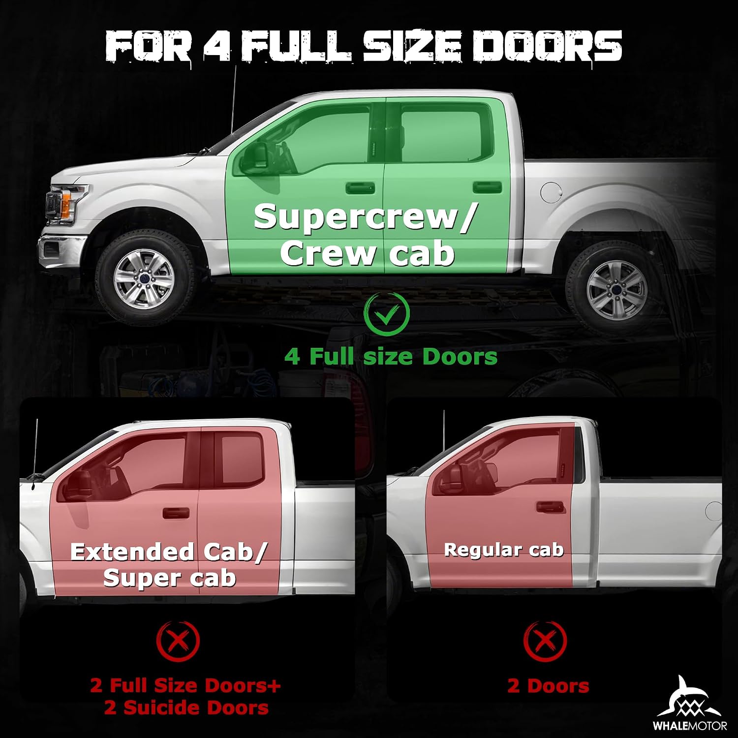 Underseat Storage Compatible with Ford F150(2015-2026)&Super Duty(2017-2026) SuperCrew/Crew Cab