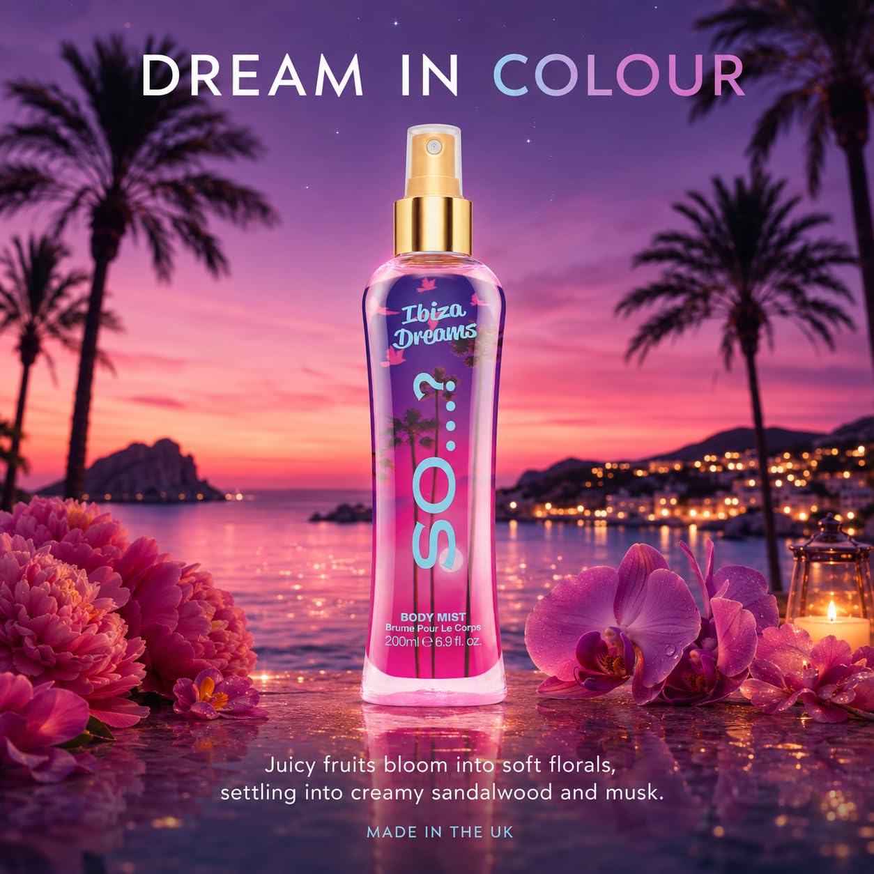 So…? Bali Breeze Body Mist - Perfume for Women with Tropical Aroma - Body Spray for Women with Coconut, Almond and Vanilla Notes - 6.9 oz