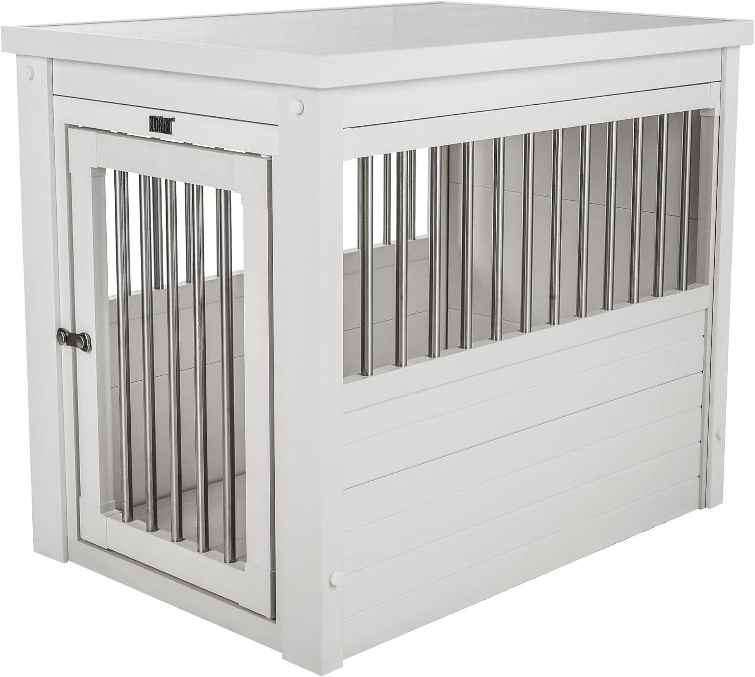 New Age Pet ecoFLEX Pet Crate/End Table, Small, Grey, Model:EHHC405S