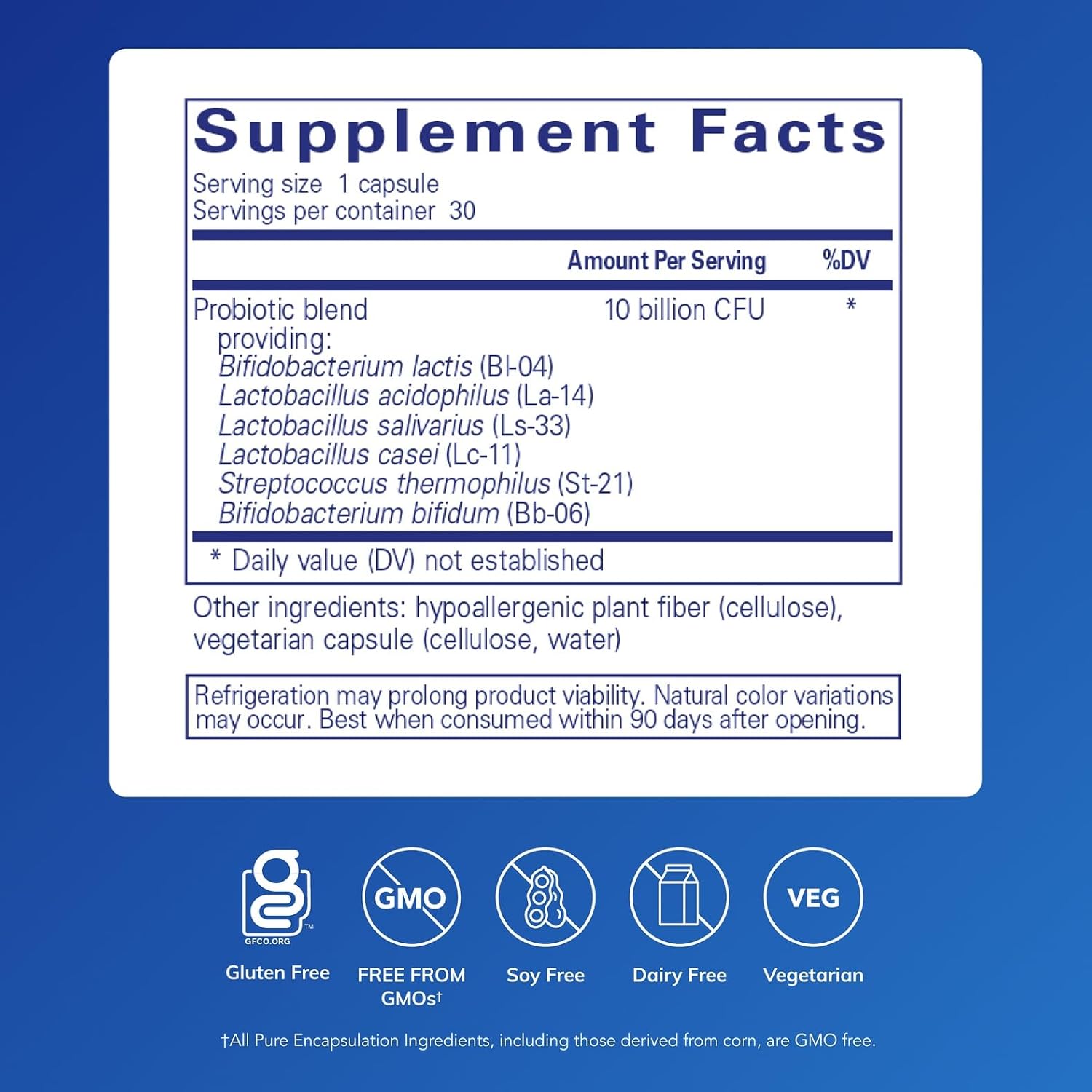 Pure Encapsulations Probiotic G.I. - Shelf Stable Probiotic for Intestinal Health & Gastrointestinal Support* - with Lactobacillus & Bifidobacterium - 60 Capsules | Shelf Stable Probiotic for Intestinal Health and Gastrointestinal Support*, with Lactobac…