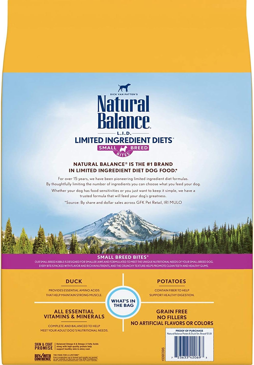 Natural Balance Limited Ingredient, Salmon & Sweet Potato, 4 lb