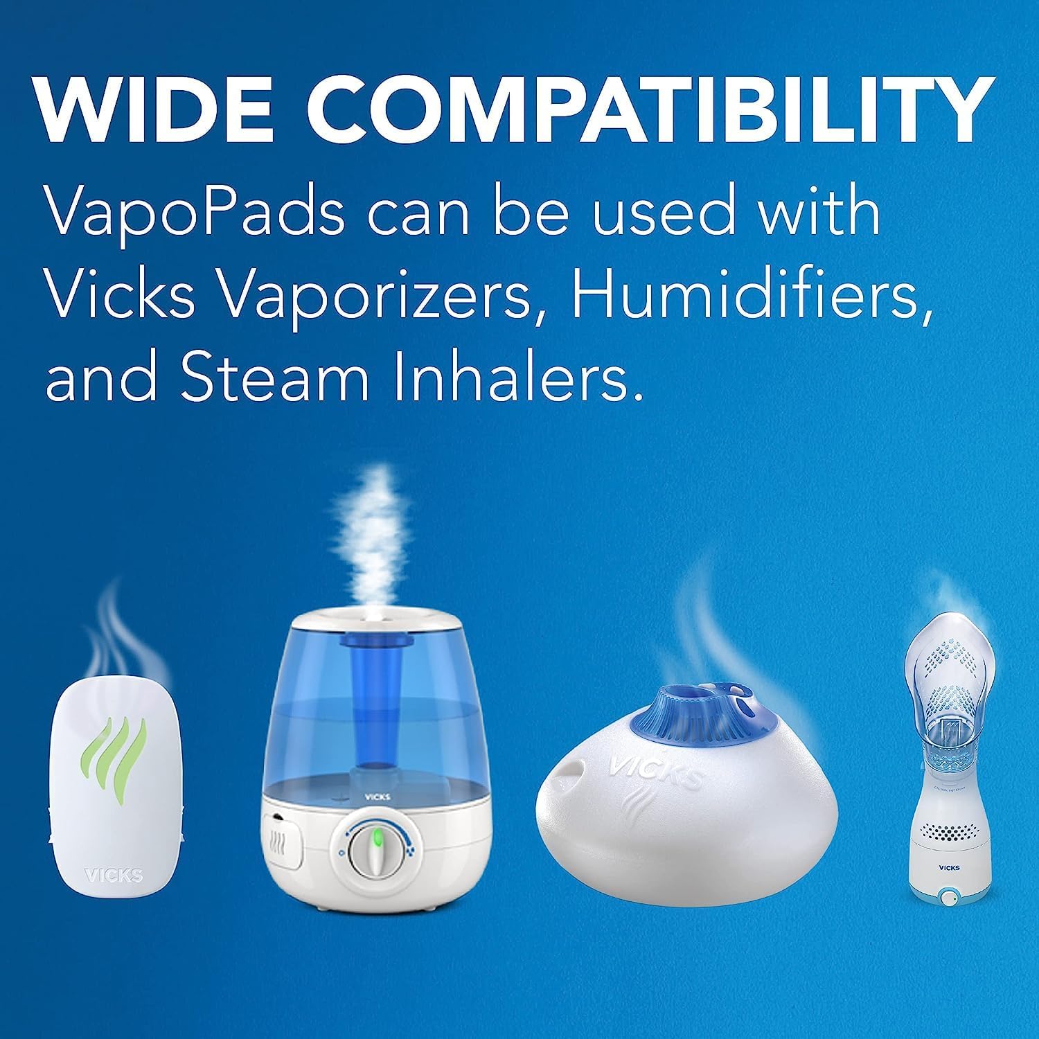 Vicks VapoPads– Soothing Menthol Vapor Pads 6 Count (Pack of 1) | Use with Vicks Humidifiers, Vaporizers, Waterless Vaporizers, and Sinus Inhalers