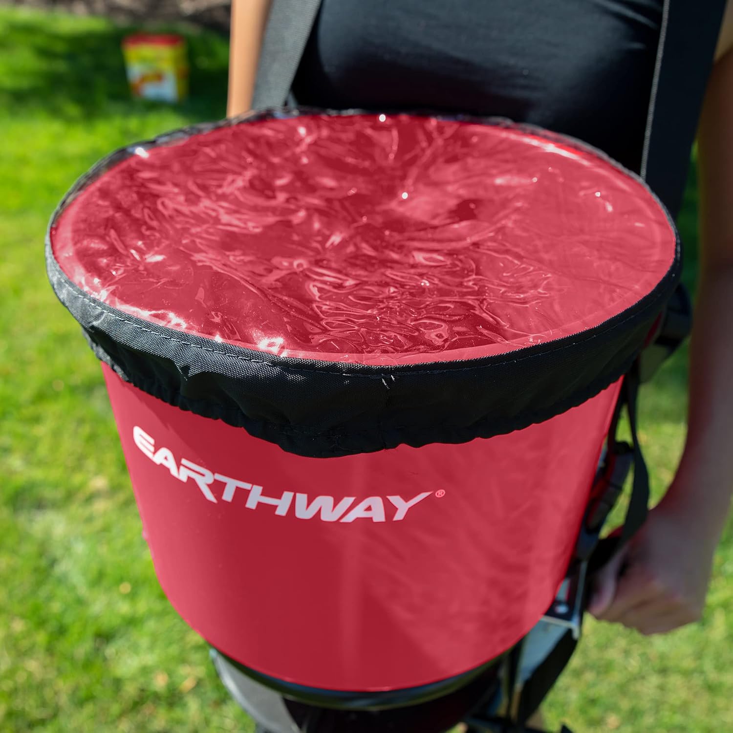 EarthWay 3100 40 LB Professional Chest Mount Hand Crank Broadcast Spreader Including Even Spread Technology