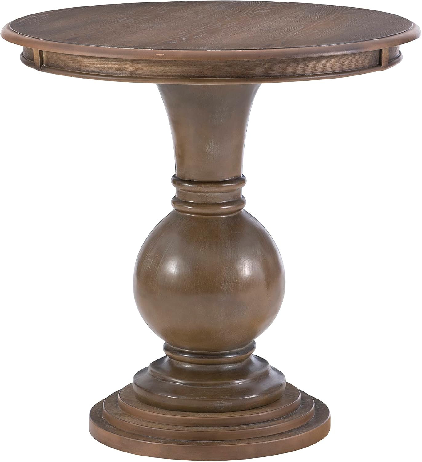 Powell 809-350 Espresso Round Accent Table 26"L x 26"W x 26"H