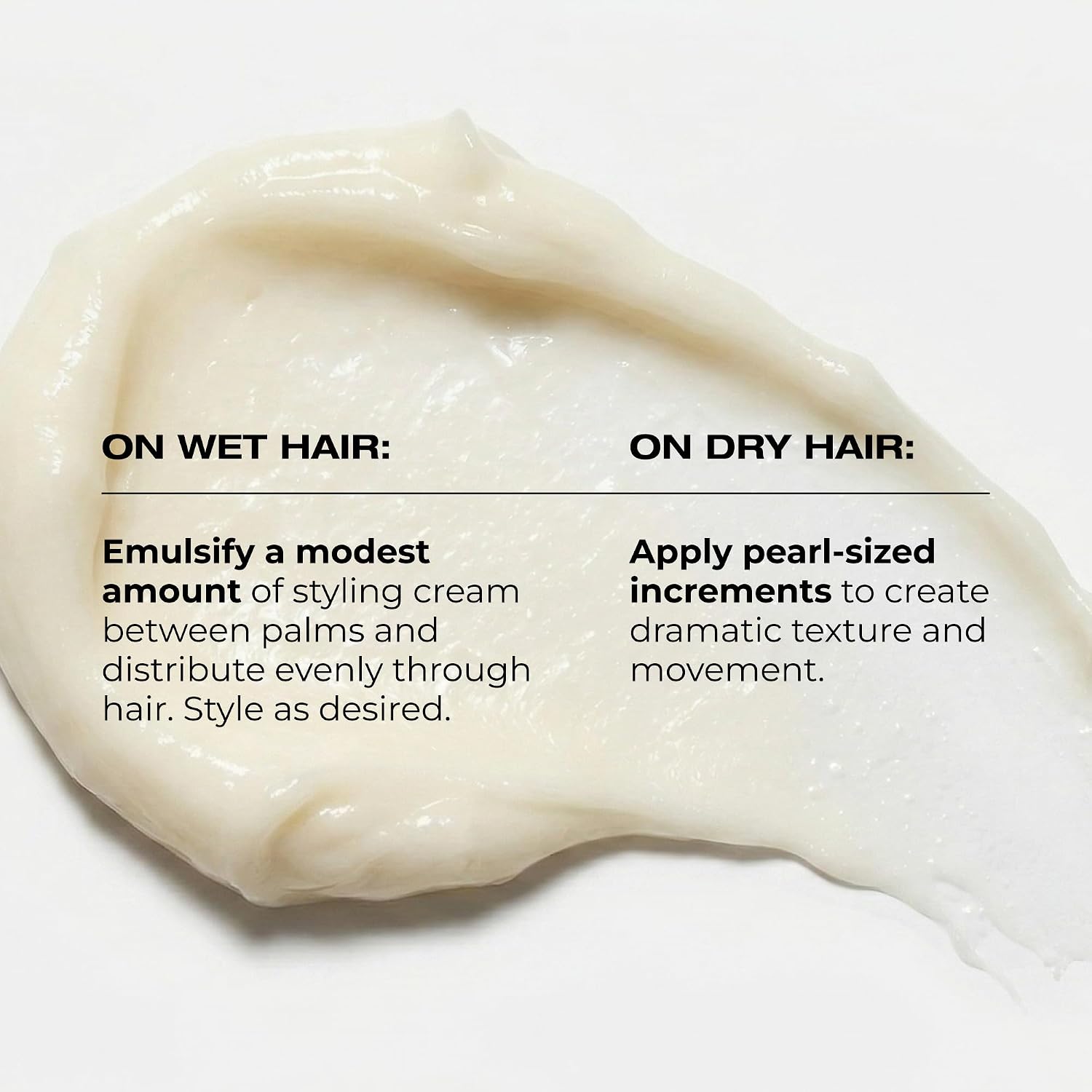 RUSK Wired Flexible Styling Cream - Frizz Control Hair Styling Products for Textured Definition & Pliable Hold - Flexible Hair Cream for All Types (6 oz)