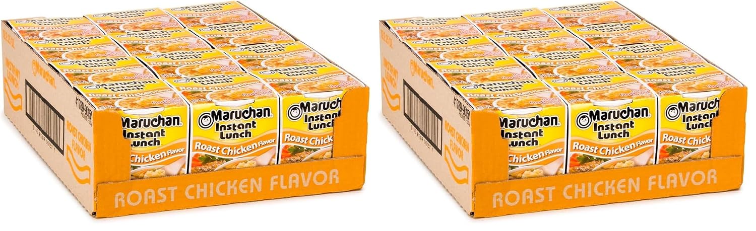 Maruchan Instant Lunch Ramen Noodles, Cheddar Cheese Flavor – Japanese-Style Instant Noodle Soup, Easy Meal Ready in 3 Minutes – 2.25 Oz. (12 Pack)