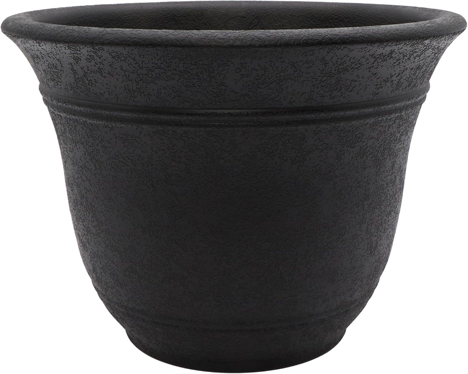 The HC Companies Sierra Round Self-Watering Pot - Lightweight Plastic Planter for Herbs & More - Durable Plant Pots for Indoor Plants & Outdoor Plants (13” Rustic Redstone, Pack of 1)