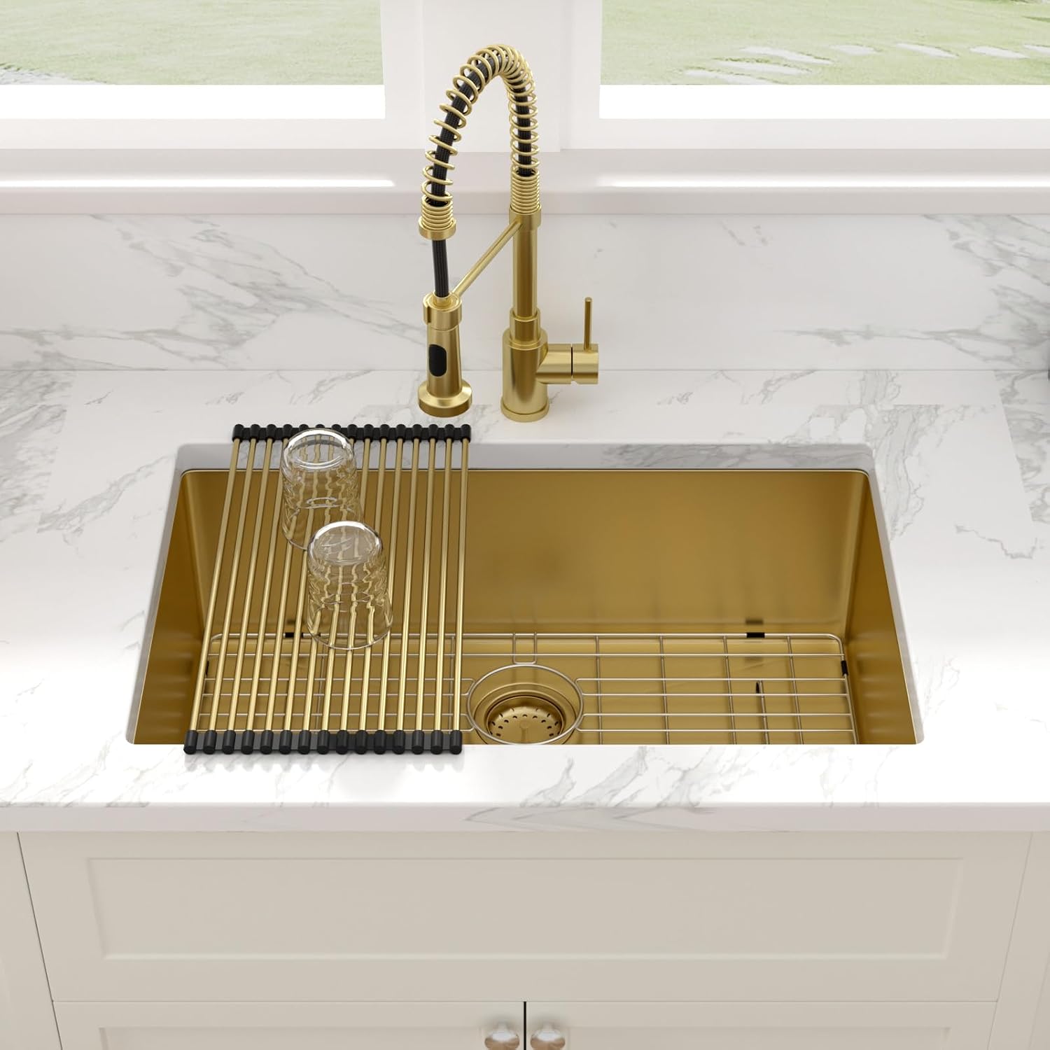 Sarlai 21 Inch Undermount Laundry Sink 21x18x12 Inch Undermount Laundry Utility Sink Deep Single Bowl 16 Gauge Stainless Steel Laundry Tub Sinks